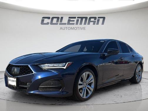 Fathom Blue Pearl 2021 Acura TLX Technology