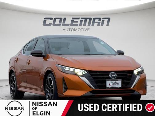 Orange 2025 Nissan Sentra SR
