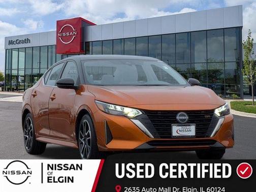 Orange 2025 Nissan Sentra SR