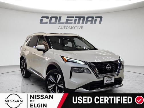 White 2023 Nissan Rogue Platinum
