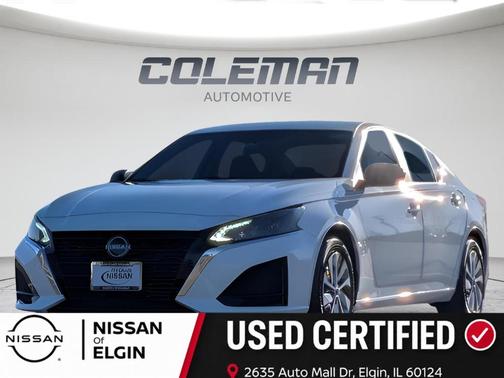 Glacier White 2025 Nissan Altima S