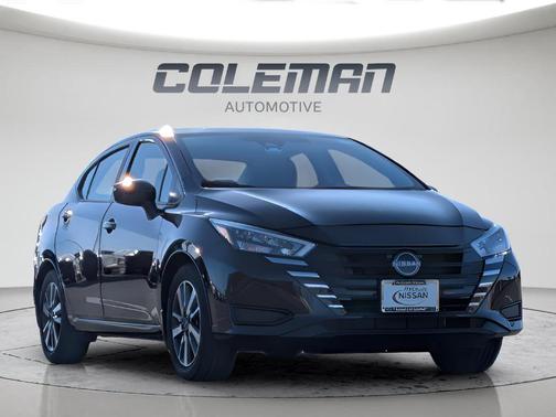Black 2025 Nissan Versa 1.6 SV