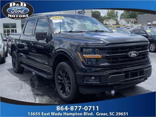 Agate Black Metallic 2024 Ford F-150 XLT