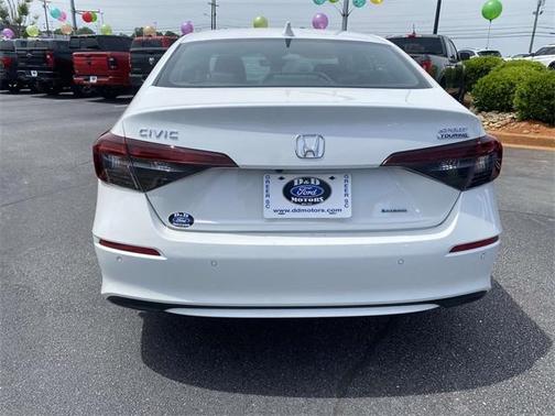 Platinum White Pearl 2025 Honda Civic Hybrid TOURING