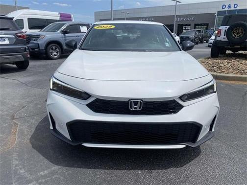 Platinum White Pearl 2025 Honda Civic Hybrid TOURING