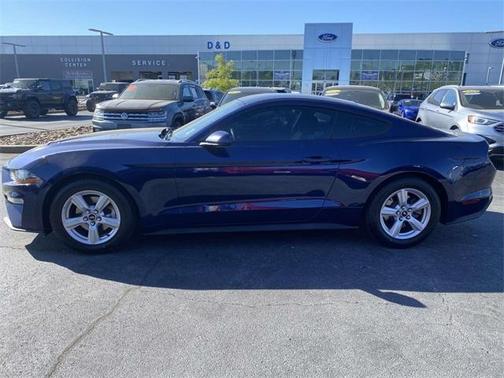 Kona Blue Metallic 2018 Ford Mustang EcoBoost