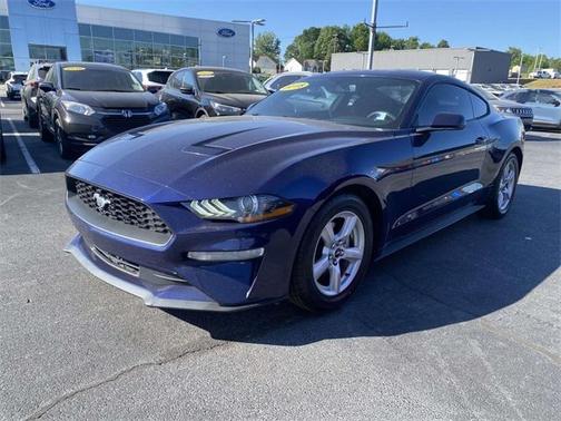 Kona Blue Metallic 2018 Ford Mustang EcoBoost