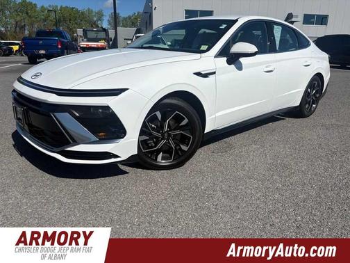 White 2024 Hyundai SONATA SEL