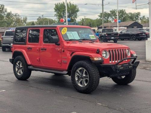 Firecracker Red Clearcoat 2020 Jeep Wrangler Unlimited Sahara