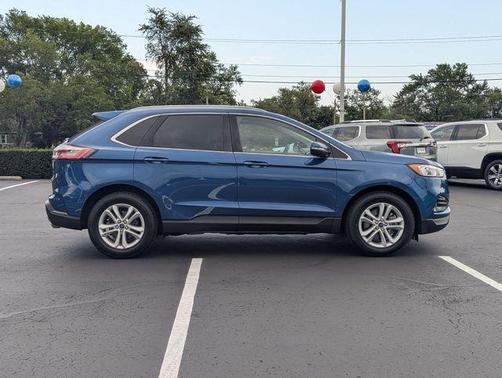 Atlas Blue Metallic 2020 Ford Edge SEL