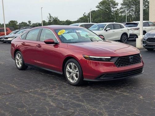 Radiant Red Metallic 2025 Honda Accord LX