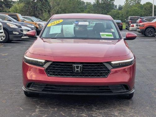 Radiant Red Metallic 2025 Honda Accord LX