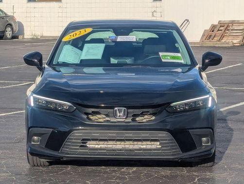 Black 2023 Honda Civic LX