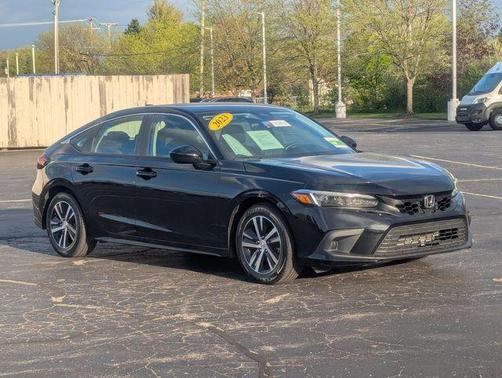 Black 2023 Honda Civic LX