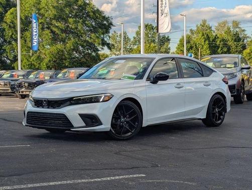Platinum White Pearl 2024 Honda Civic Sport