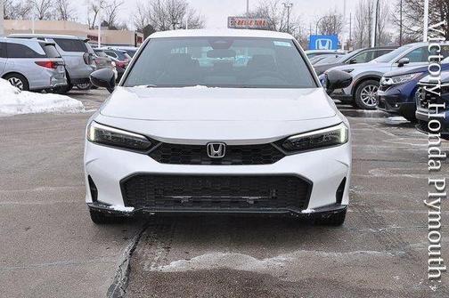 Platinum White Pearl 2026 Honda Civic Sport