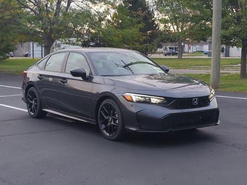 Meteorite Gray Metallic 2026 Honda Civic Sport