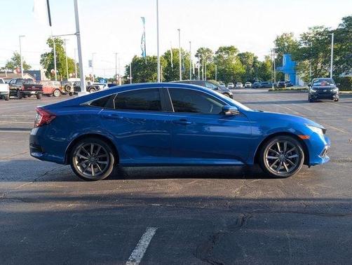 Aegean Blue Metallic 2021 Honda Civic EX
