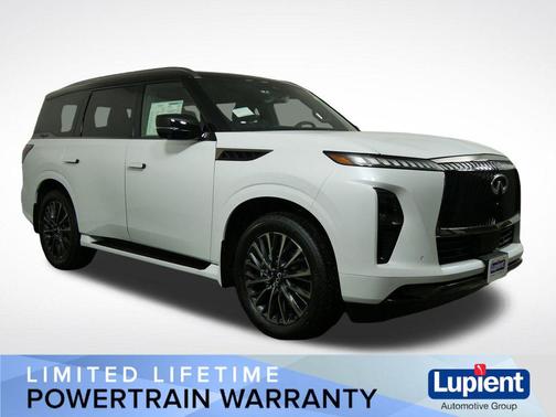 Radiant White/Black Obsidian 2026 INFINITI QX80 AUTOGRAPH AWD
