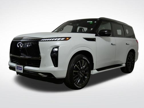 Radiant White/Black Obsidian 2026 INFINITI QX80 AUTOGRAPH AWD