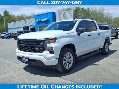 Summit White 2024 Chevrolet Silverado 1500 Custom
