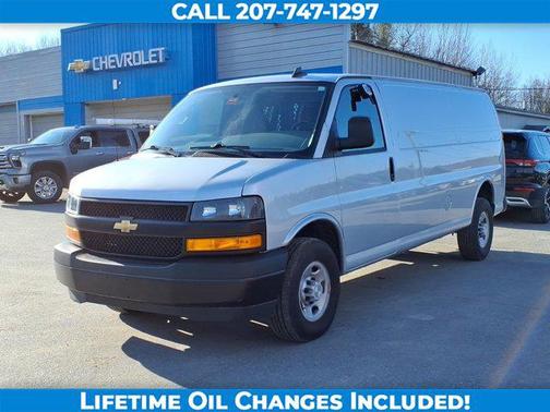Silver Ice Metallic 2025 Chevrolet Express 3500 RWD 3500 Extended Wheelbase WT