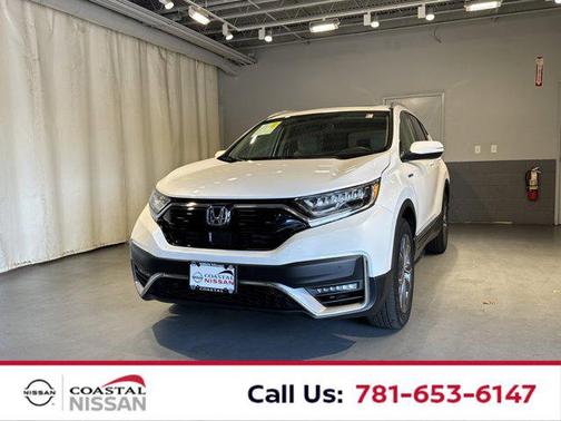 Platinum White Pearl 2021 Honda CR-V Hybrid Touring