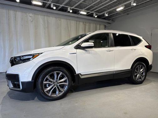 Platinum White Pearl 2021 Honda CR-V Hybrid Touring