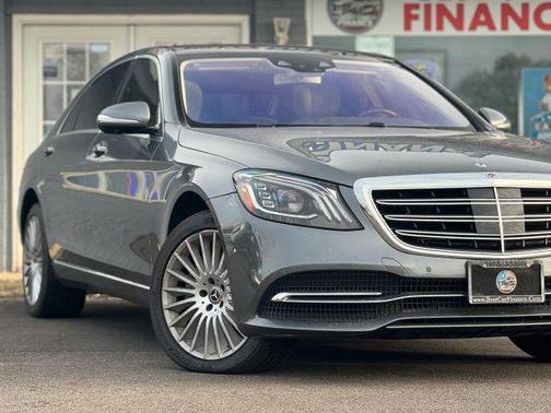 Gray 2018 Mercedes-Benz S-Class S 560 4MATIC