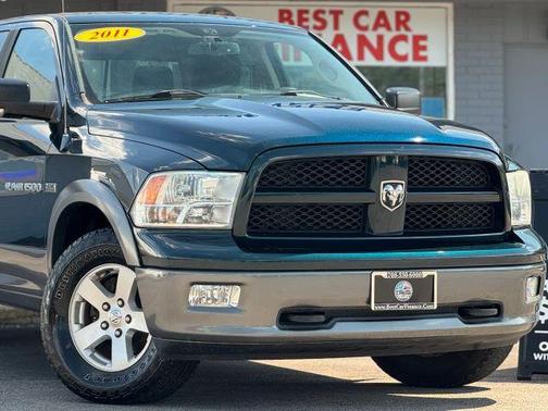 Green 2011 Dodge Ram 1500 SLT 5 1/2 FT
