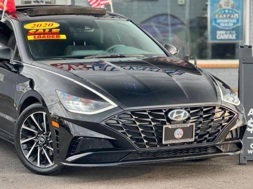Black 2020 Hyundai SONATA SEL Plus