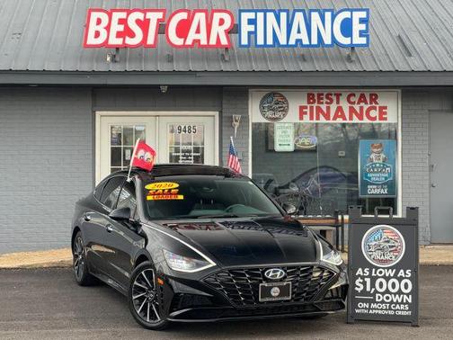 Black 2020 Hyundai SONATA SEL Plus