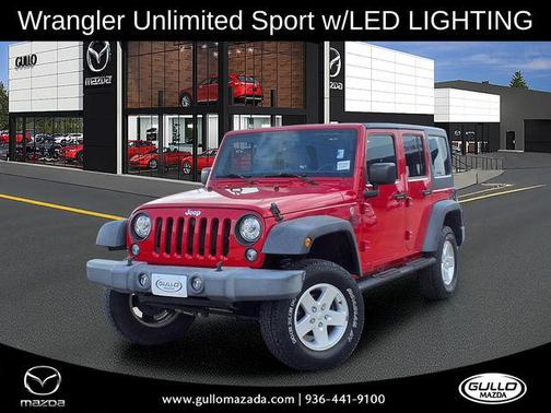 Firecracker Red Clearcoat 2017 Jeep Wrangler Unlimited Sport