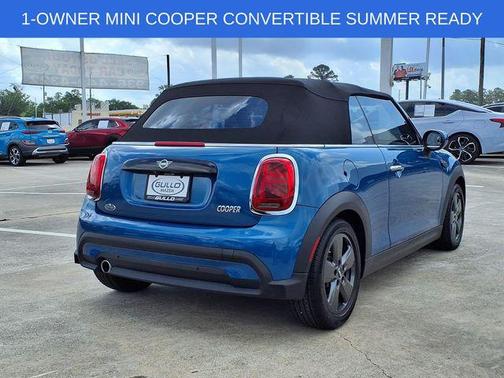 Island Blue Metallic 2024 MINI Convertible Cooper