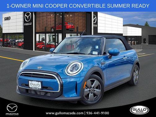 Island Blue Metallic 2024 MINI Convertible Cooper