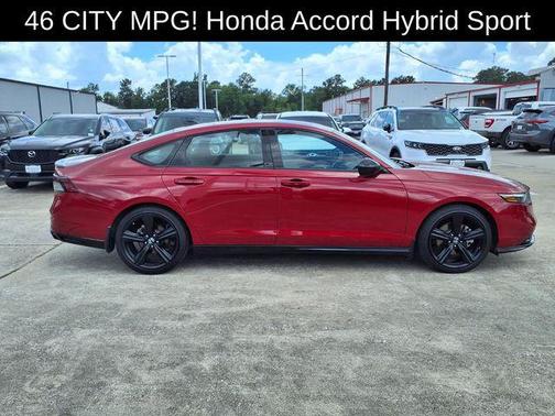 Radiant Red Metallic 2023 Honda Accord Hybrid Sport-L