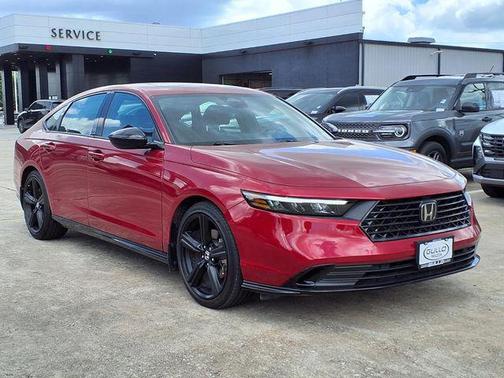 Radiant Red Metallic 2023 Honda Accord Hybrid Sport-L