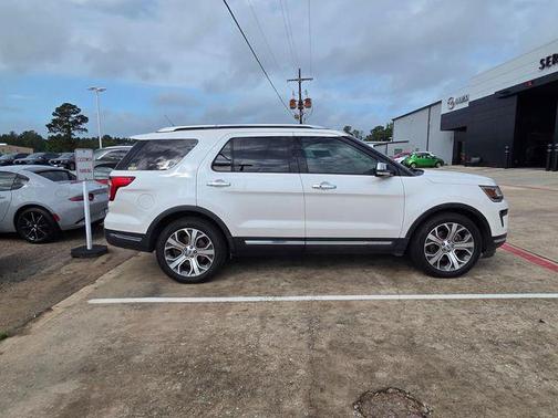 White Platinum 2019 Ford Explorer Limited