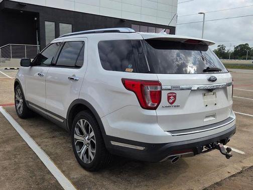 White Platinum 2019 Ford Explorer Limited