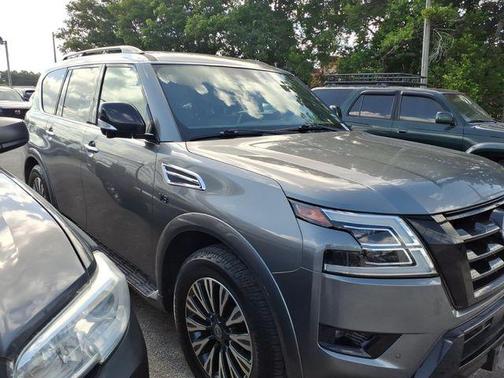 Gun Metallic 2022 Nissan Armada SL 2WD
