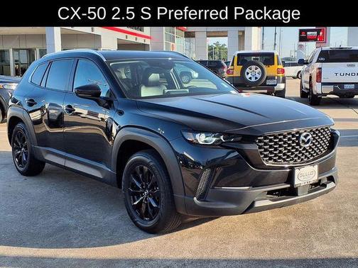 Jet Black Mica 2024 Mazda CX-50 2.5 S Preferred Package