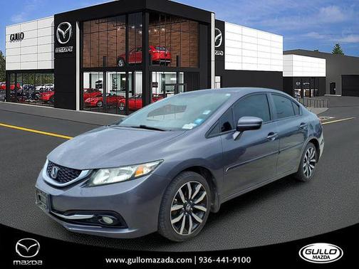 Gray 2014 Honda Civic EX-L