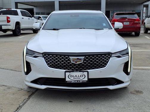 Crystal White Tricoat 2023 Cadillac CT4 Premium Luxury