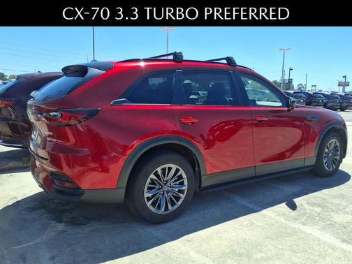 Soul Red Crystal Metallic 2025 Mazda CX-70 3.3 Turbo Preferred Package