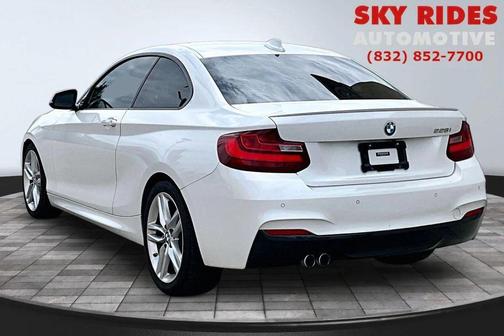 White 2015 BMW 228 228i Coupe 2D