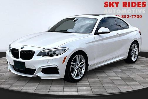 White 2015 BMW 228 228i Coupe 2D