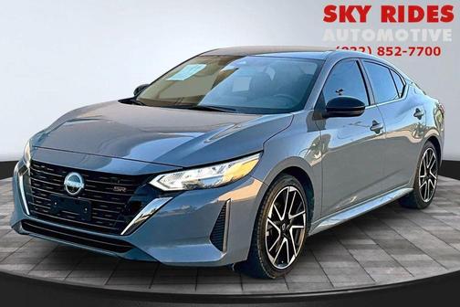 Atlantic Gray Metallic 2024 Nissan Sentra SR