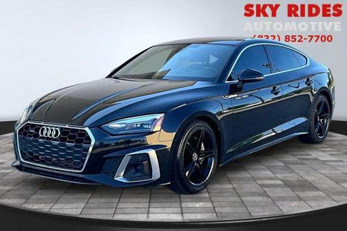 Black 2021 Audi A5 Sportback 45 S Line Premium