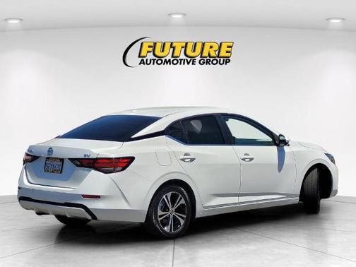 Aspen White 2023 Nissan Sentra SV
