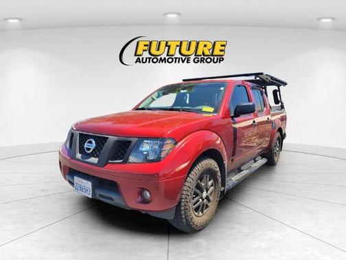 Red 2021 Nissan Frontier SV